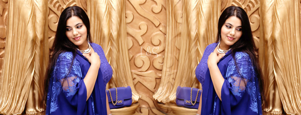 Royal azure for a summer night dinner