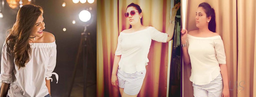 Off shoulders as a style statement
