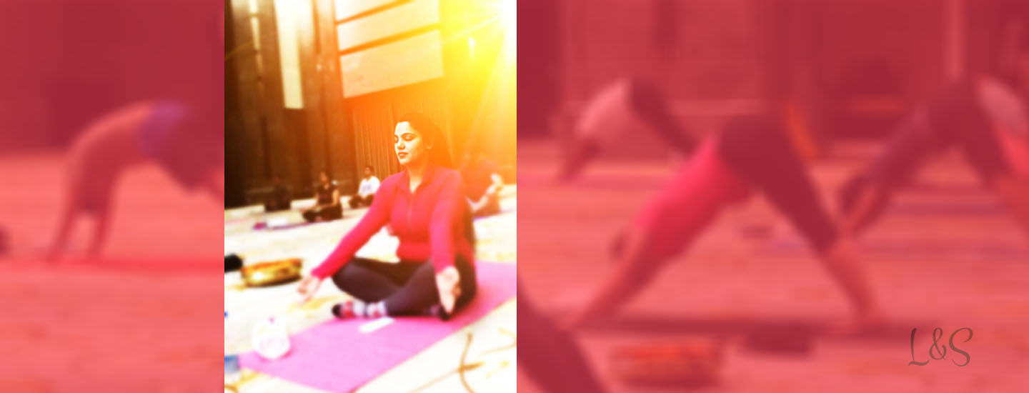 The international yoga day with Shangrila