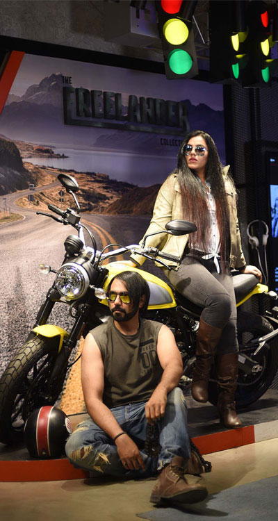 Bikers style fashion- Ducati and Roadster campaign